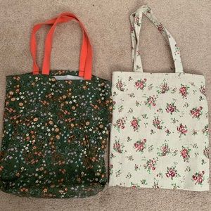 Floral Tote Bags